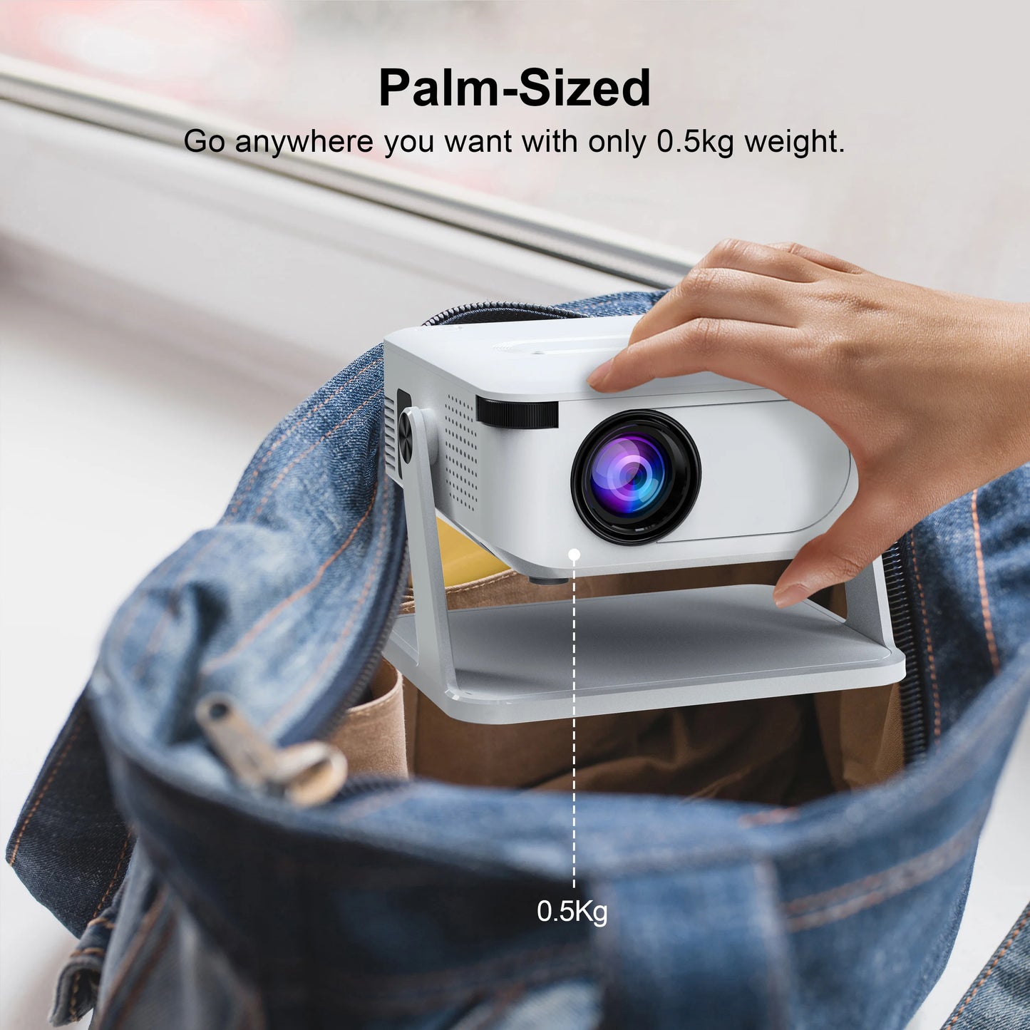 XNANO HA109 Mini Projector Android11 WiFi6 BT5 720P