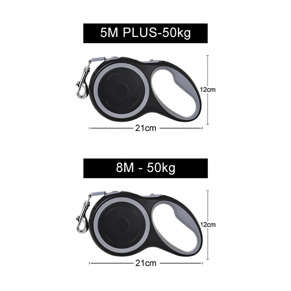 Retractable Dog Leash 50kg Adjustable For All Sizes Durable