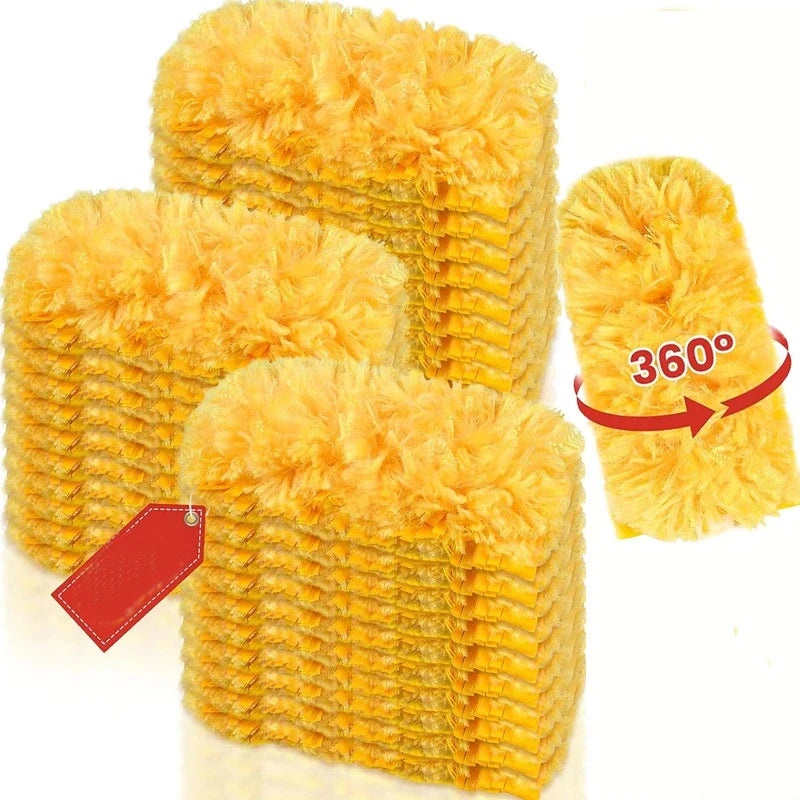 NONECN Electrostatic Dust Duster With Microfiber Head For Home Cleaning