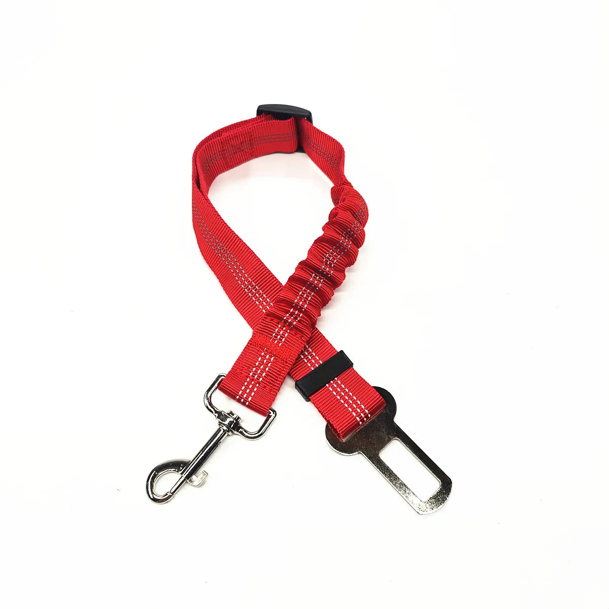 Adjustable Dog Car Seat Belt Harness Nylon Reflective Travel Safe