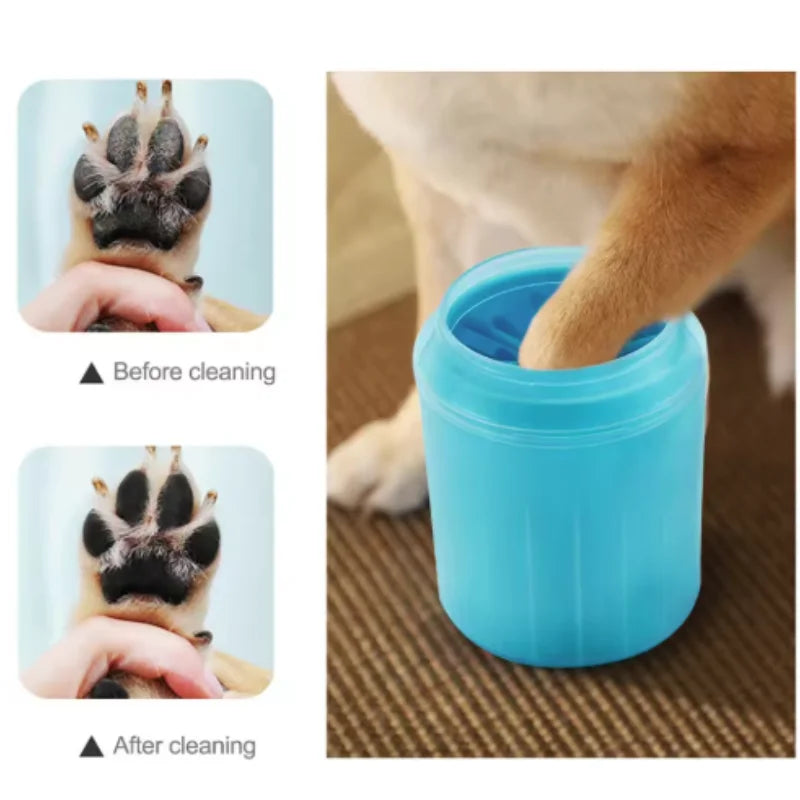 Dog Paw Cleaner Cup Portable Silicone Pet Foot Washer Outdoors