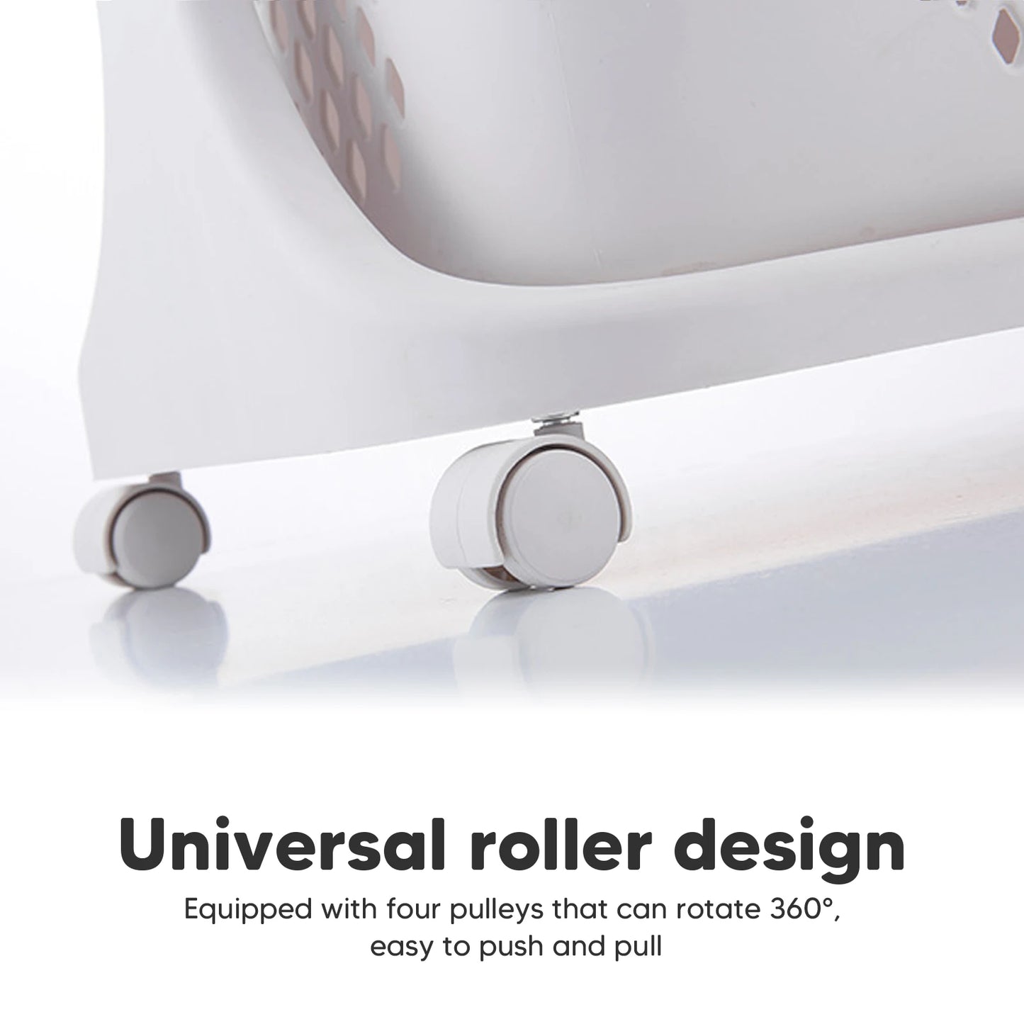 2 4 Tier Laundry Basket Cart With Removable Storage Buckets