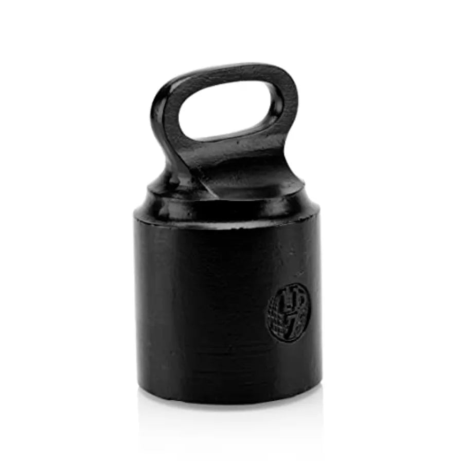 Cast Iron Door Stop Decorative, Weighted Heavy Door Weight Antique Free Standing'x'Non Slip with Handle Black
