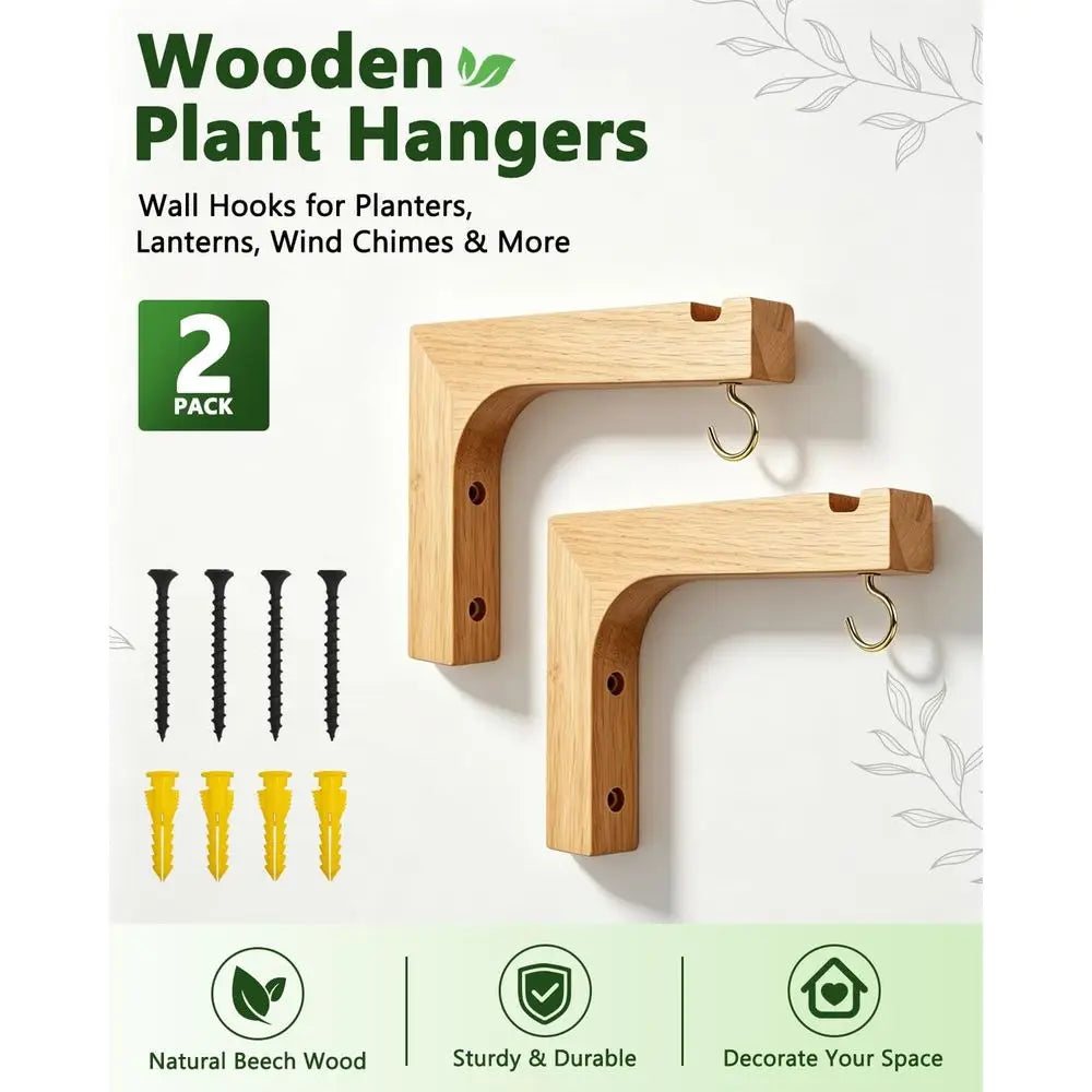 Plant Hanger, Hanging Wall Planters, Indoor Plants, Wooden Hanging Basket Hooks, Outdoor Pots, Wind Chime Bracket, Lanterns, Pat