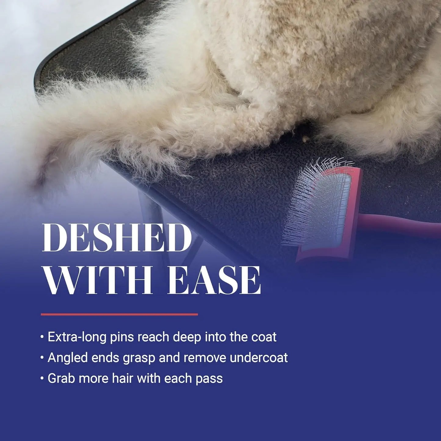 Big G Slicker Brush For Dogs Professional Grooming
