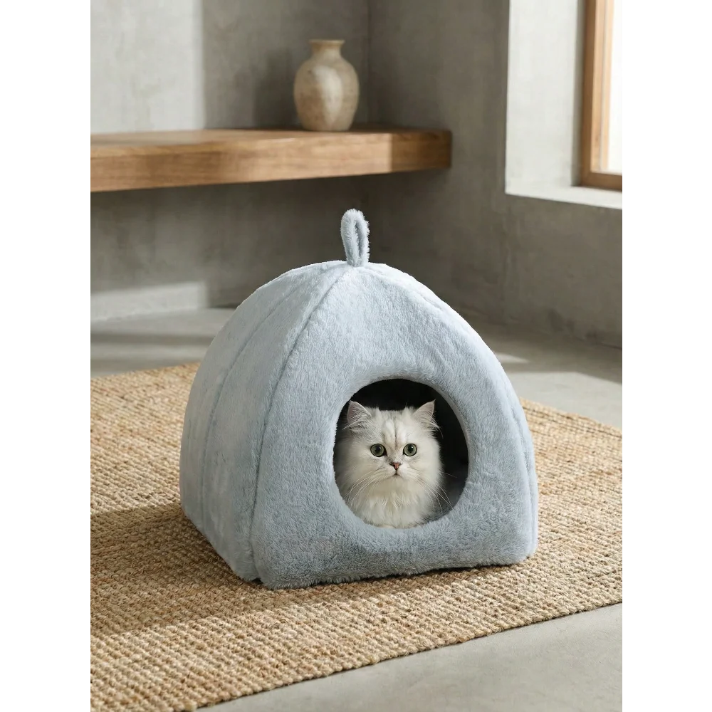 XMSJ Detachable Washable Cat Bed House For Indoor Pets