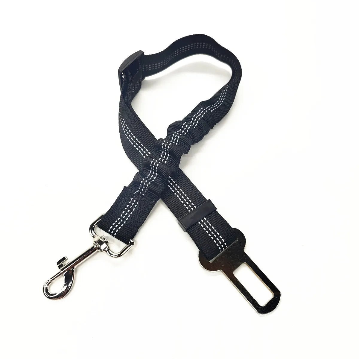 Adjustable Dog Car Seat Belt Harness Nylon Reflective Travel Safe