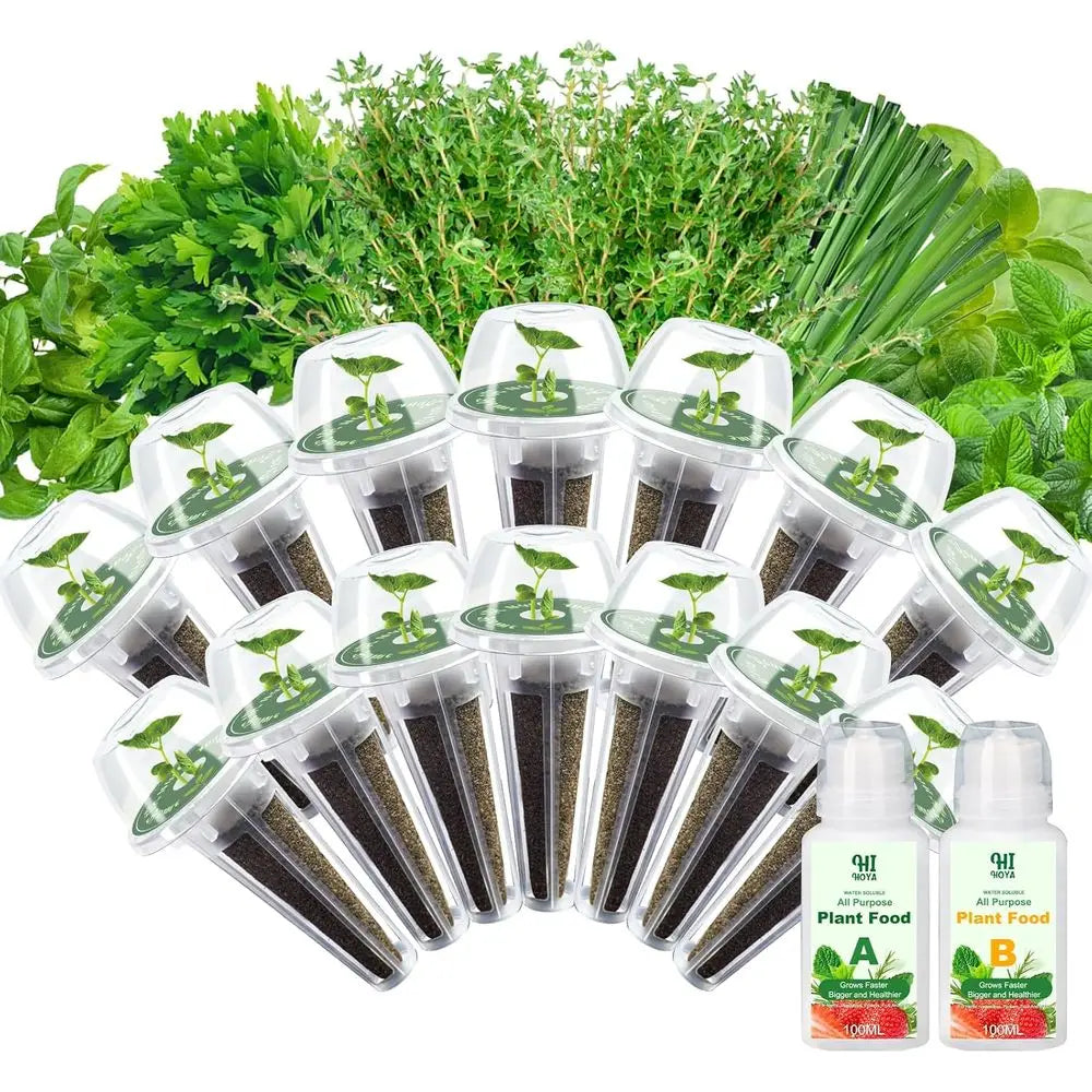 Gourmet Herb Seed Starter Kit 14 Pod Hydroponics Compatible