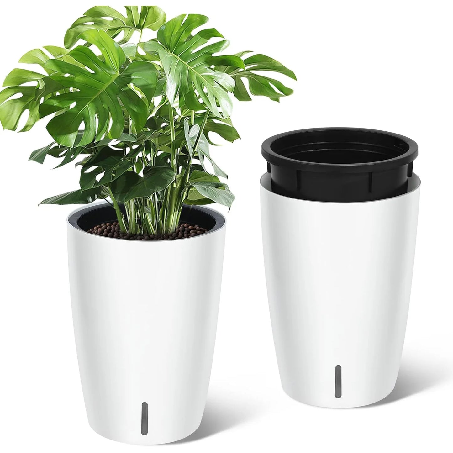 Twister Self Watering Planters Two Pack for Large Plants