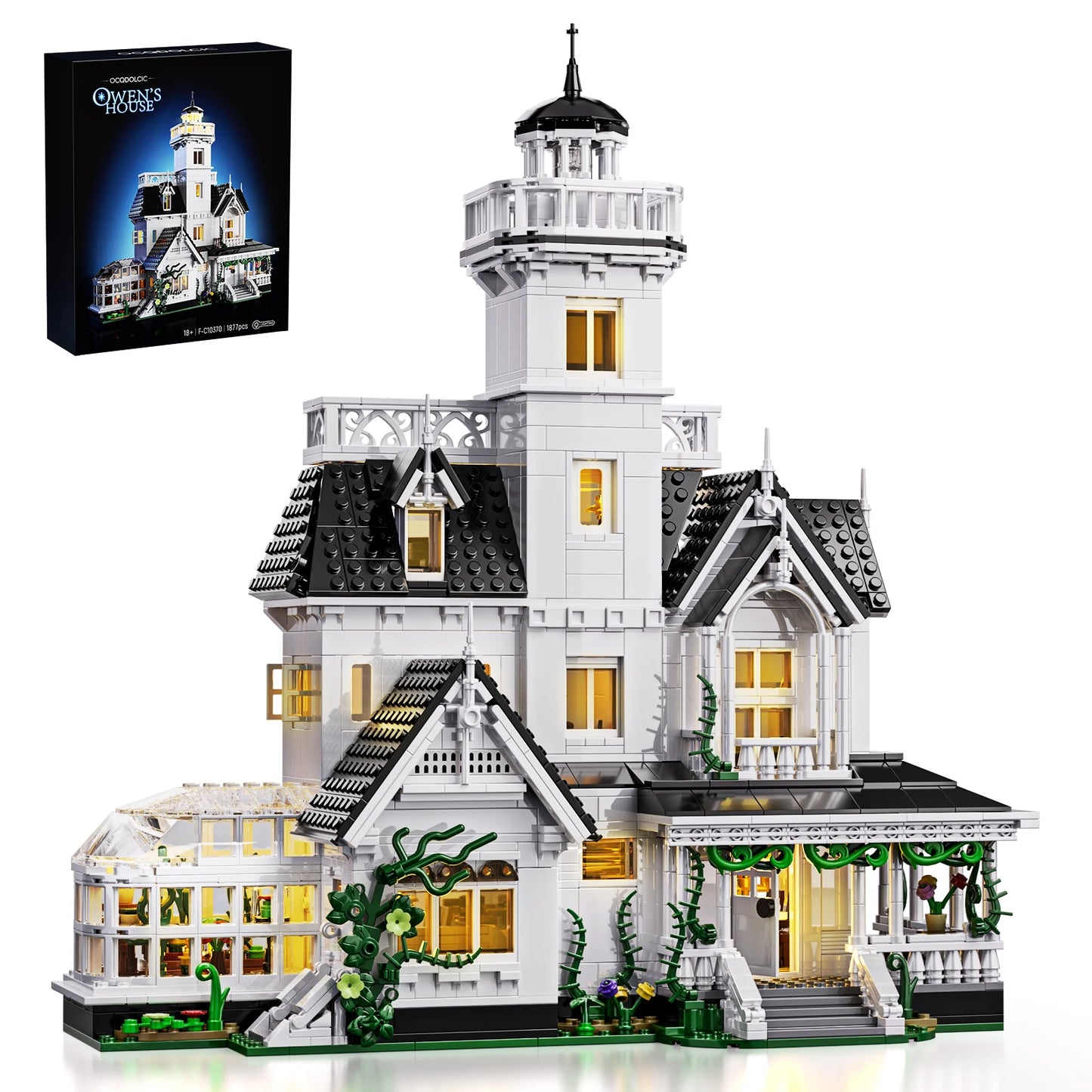 Magic House Building Set LED Light Owens House Decor