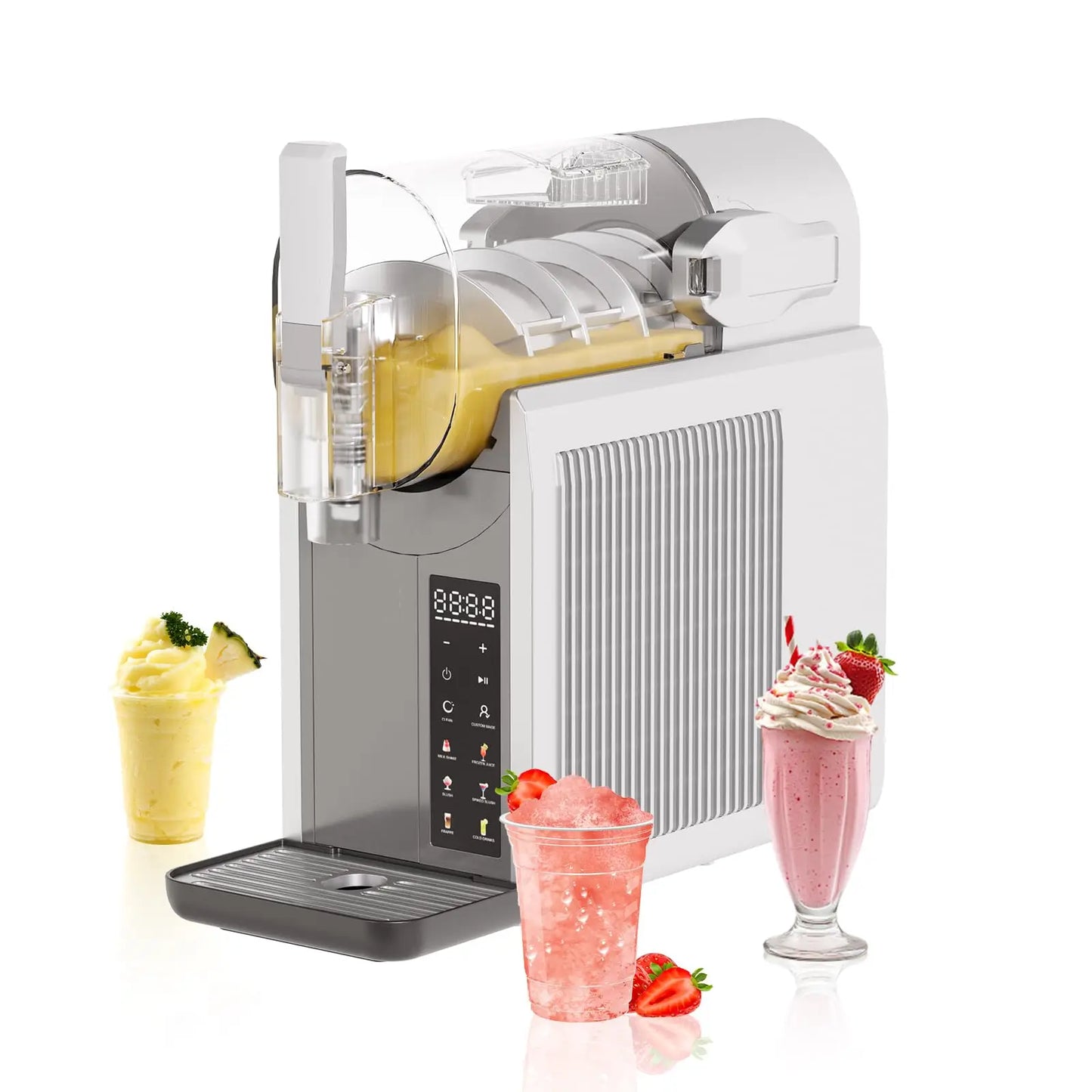 Adoolla Slushie Machine Frozen Drink Maker With Auto Clean Feature