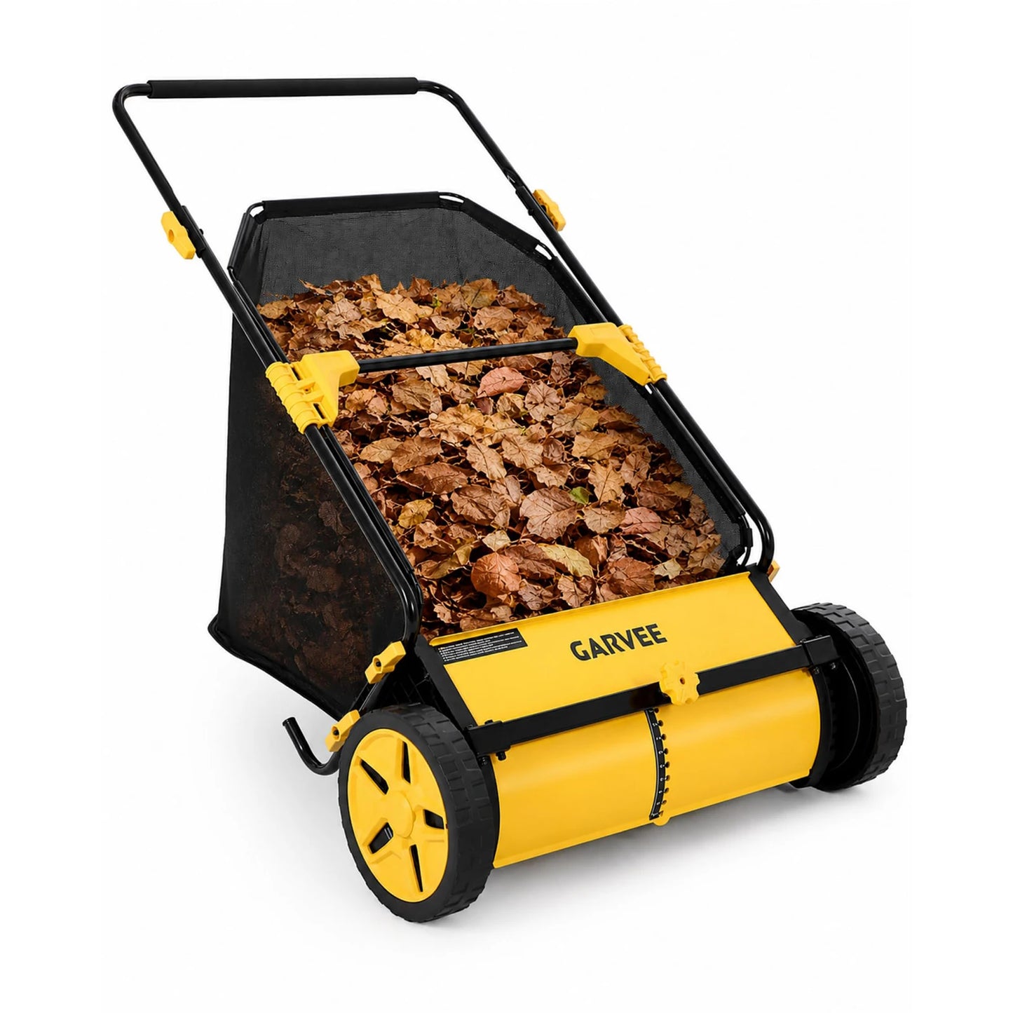 HiMISS Manual Push Lawn Sweeper For Leaves And Grass