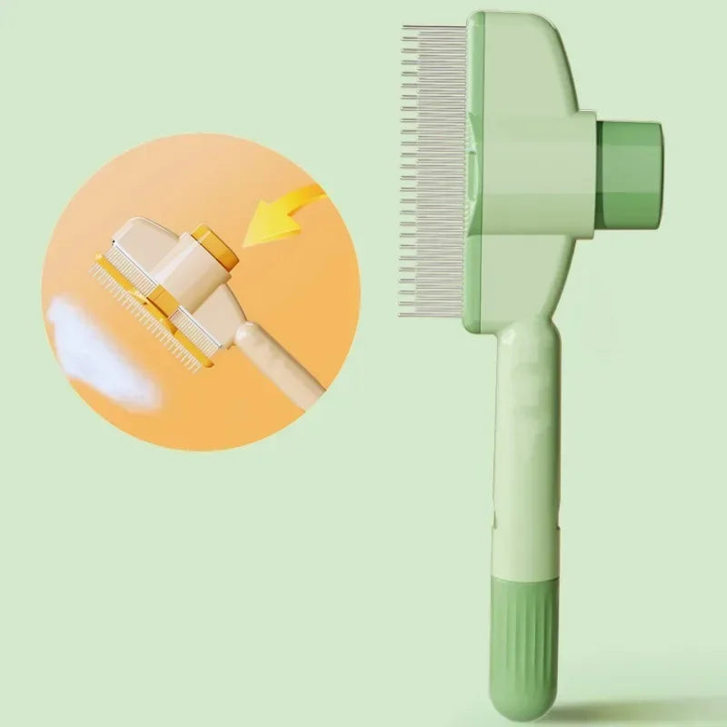 Dog Grooming Self Cleaning Comb For Dogs And Cats Remover