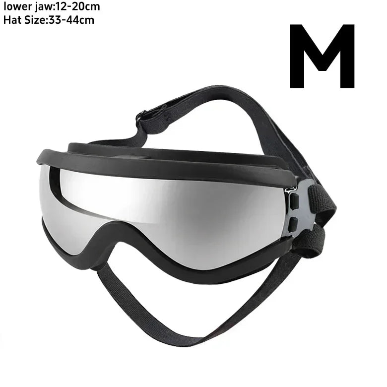 IN Stock Anti-UV Dog Sunglasses Breathable Vent Pet Goggles Windproof Waterproof for Car Riding Beach Outdoor Dogs S M L Sizes