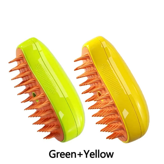 Cat Dog Steam Brush 3 In 1 Electric Massage Grooming