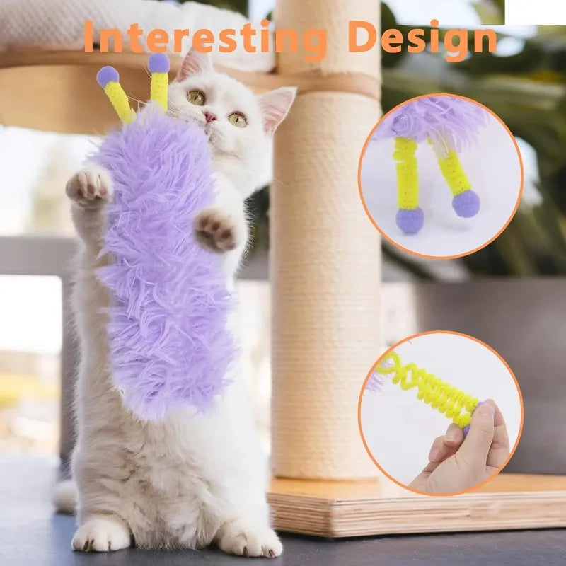 Catnip Soft Durable Plush Cat Toys Self Play Pillow