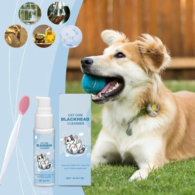 Cat Chin Cleaner Blackhead Lotion for Pets Gentle Acne Treatment