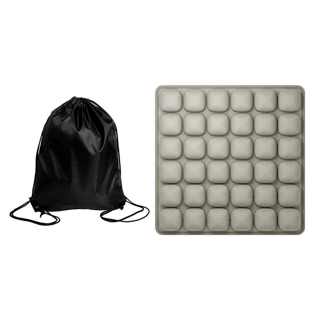Inflatable Seat Cushion with Storage Bag 3D Air Seat Cushion Inflatable Chair Pad for Office Chair Wheelchair