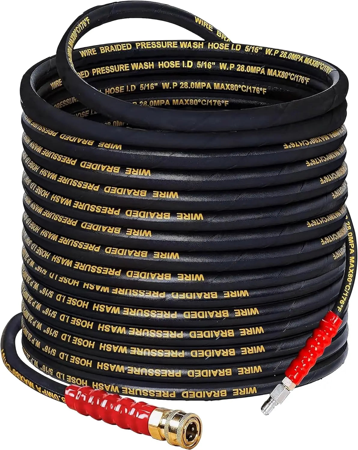 Kink Resistant High Pressure Washer Hose 4000 PSI Pro