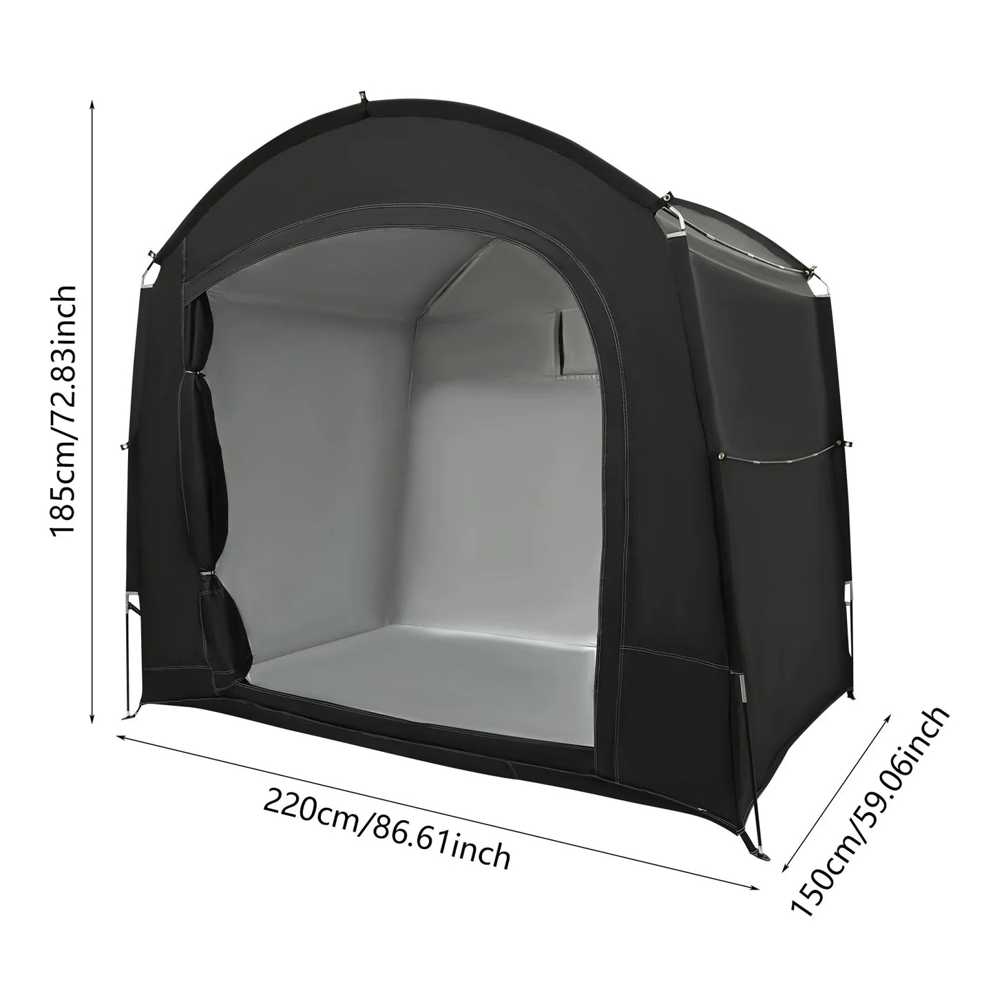 Bymaocar Bike Storage Tent 210D Oxford Cloth Waterproof UV Shelter For Bikes