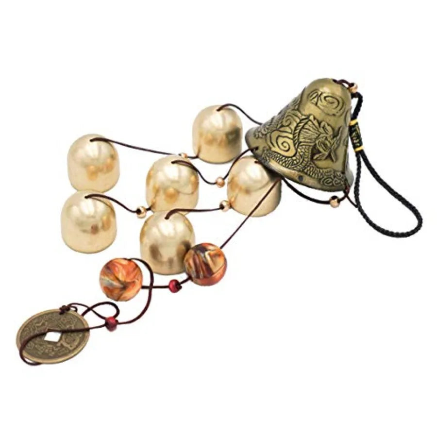Lucky Wind Chimes Feng Shui Wind Bell for Good Luck Home Garden Hanging Decoration Gift