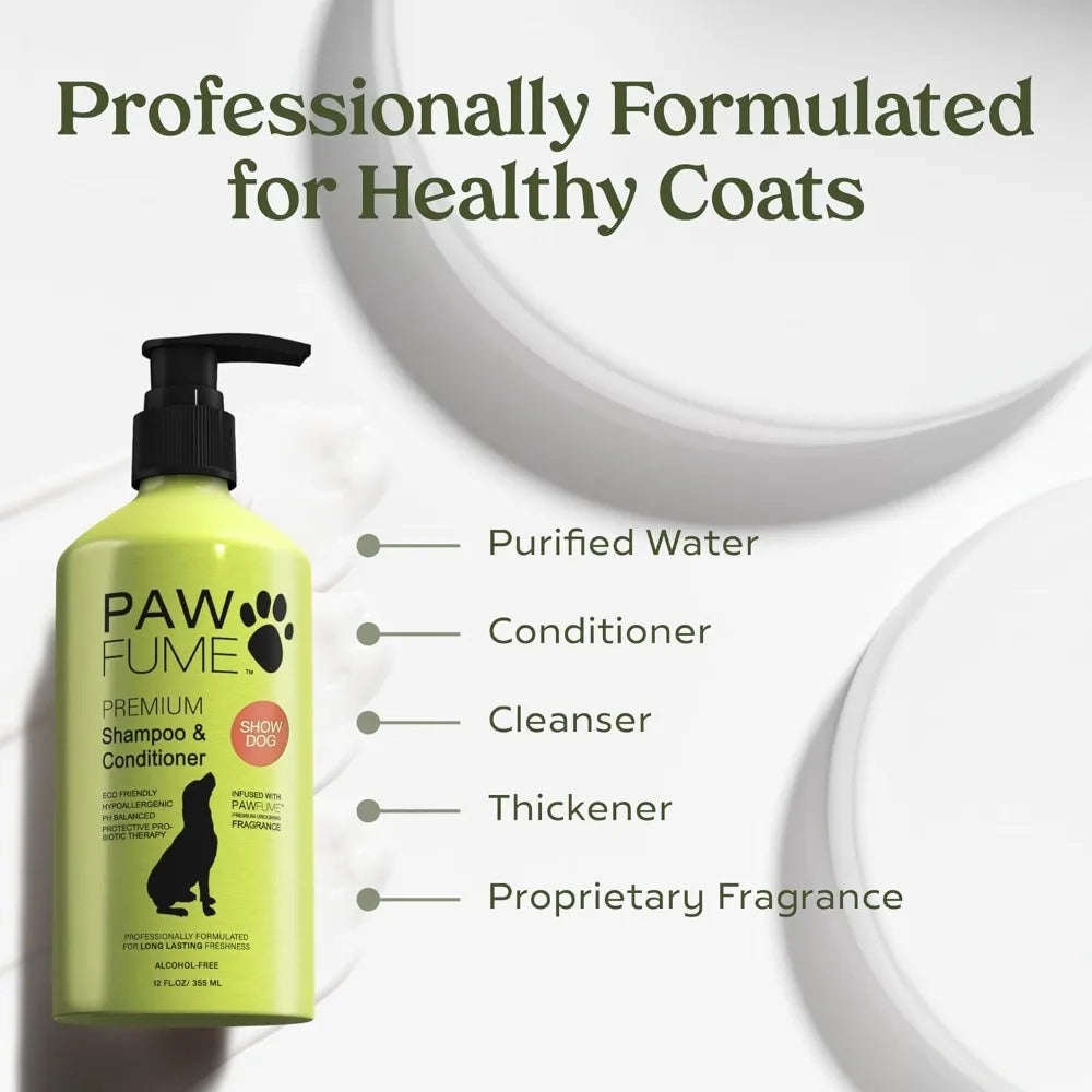 Deshedding Dog Shampoo And Conditioner Probiotic PH Balanced Salon Quality