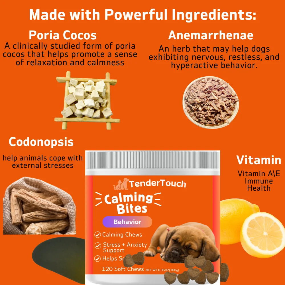 Calming Chews for Dogs Everyday Stress and Anxiety
