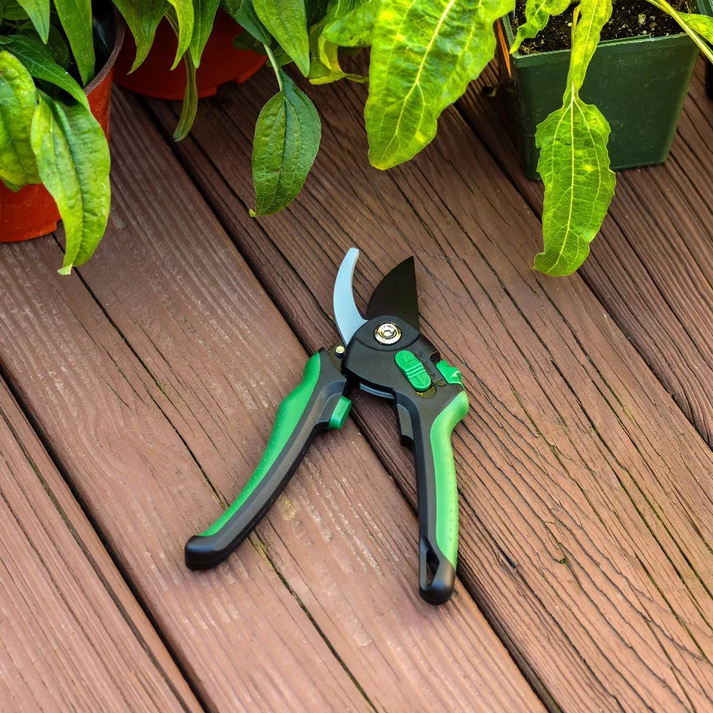 3/4 Inch Cutting Capacity Garden Bypass Pruner Professional Gardening Scissor Hand Pruning Shears for Trimming Branch Tree Flower Plant
