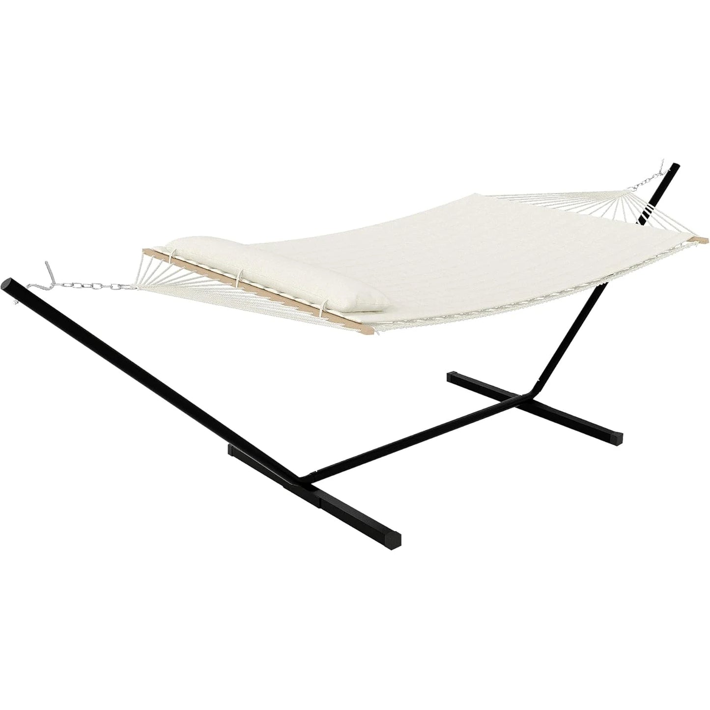 TWISTER.CK Heavy Duty Double Hammock With Stand For Two Person