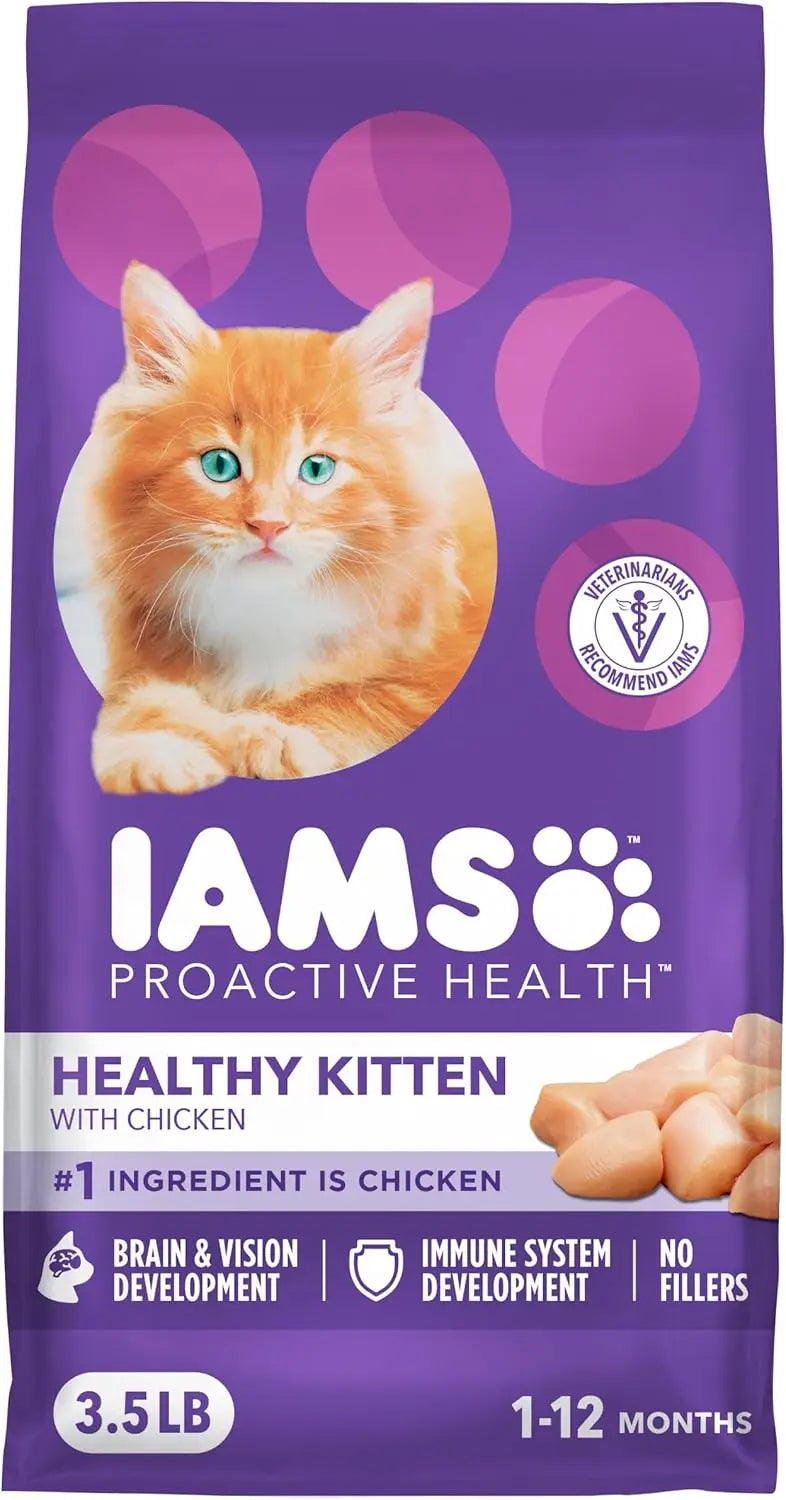 Healthy Kitten Dry Cat Food Real Chicken For Growing Cats