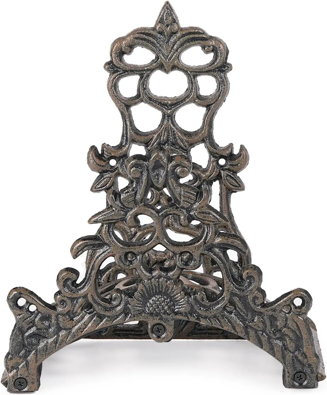 Heavy Duty Cast Iron Garden Hose Holder Wall Mounted Emblem
