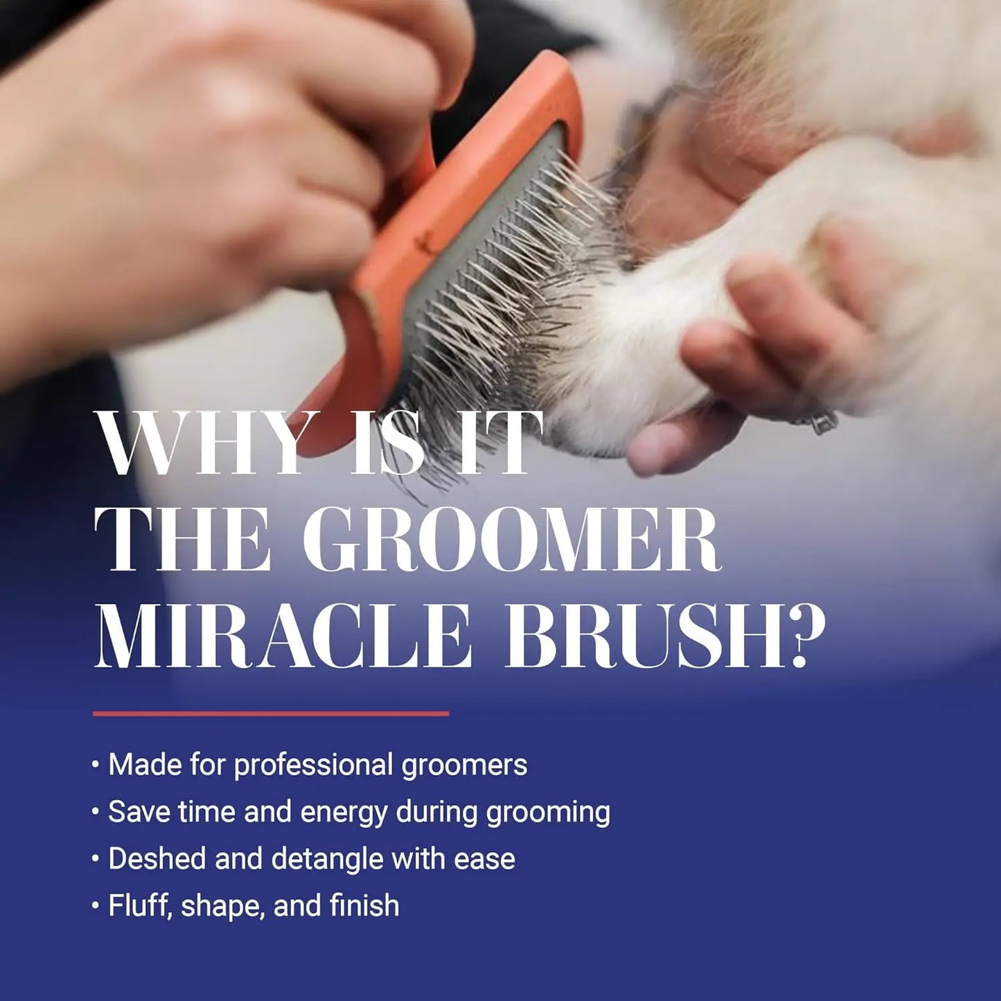 Big G Slicker Brush For Dogs Professional Grooming