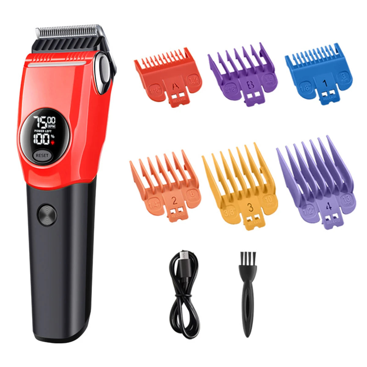Cordless Dog Grooming Clipper Low Noise Hair Trimmer For Pets