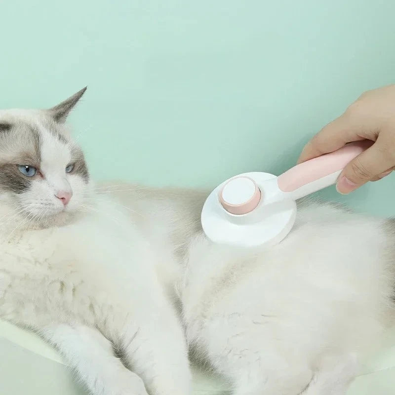 Self Cleaning Slicker Brush for Dogs and Cats Undercoat Removal