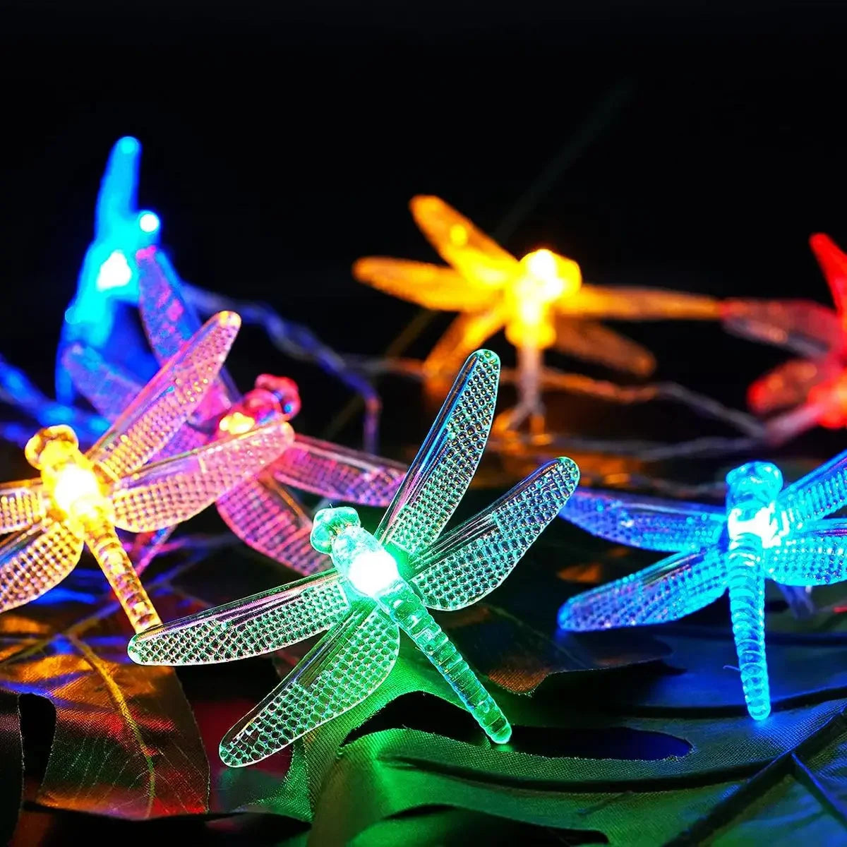 Peach Forest Fairy LED String Lights Battery Powered Home Garden