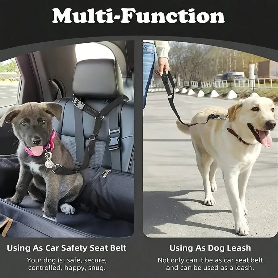 Dog Car Seat Belt 1 Package Pet Leash Safety Buckle