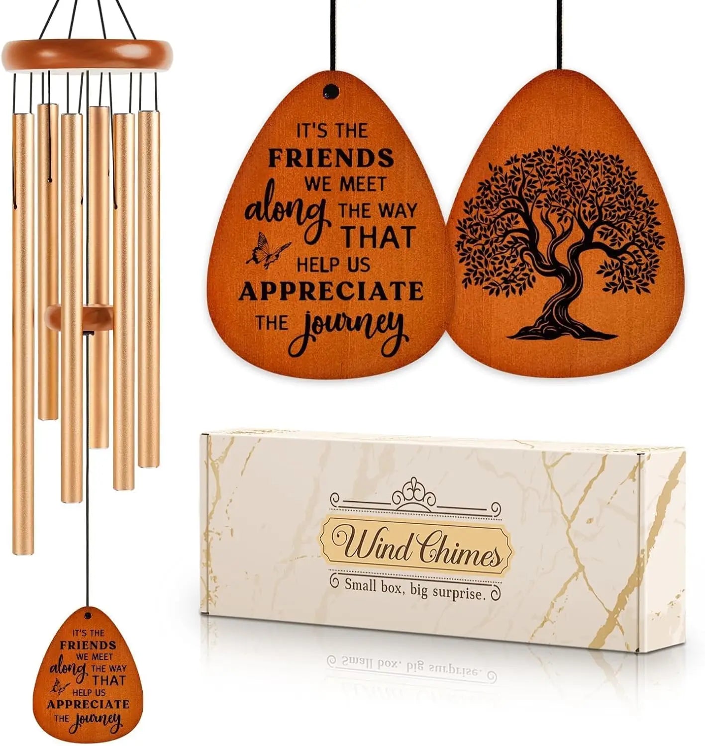 Friendship Wind Chime Outdoor Garden Decor For Patio Gifts