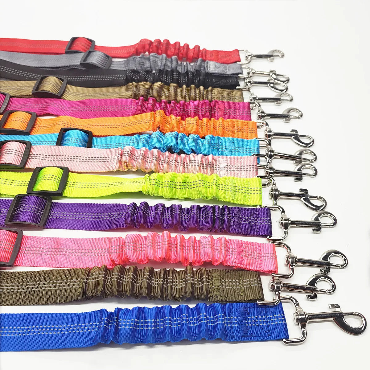 Adjustable Dog Car Seat Belt Harness Nylon Reflective Travel Safe