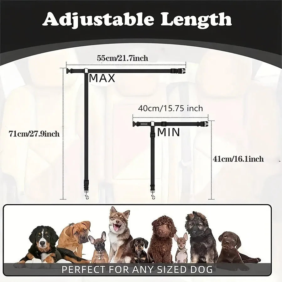 Dog Car Seat Belt 1 Package Pet Leash Safety Buckle