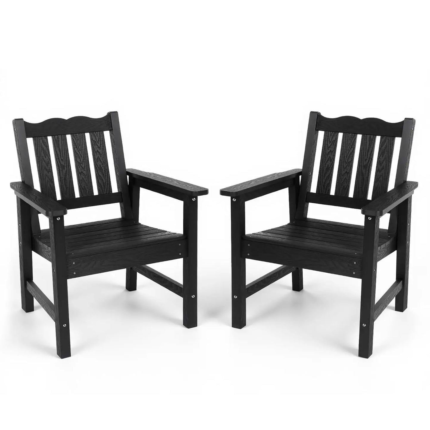 All-Weather Oversized Patio Chair Set 2 400lb Easy Assembly Backyard Deck Fire Pit Teak,Customized