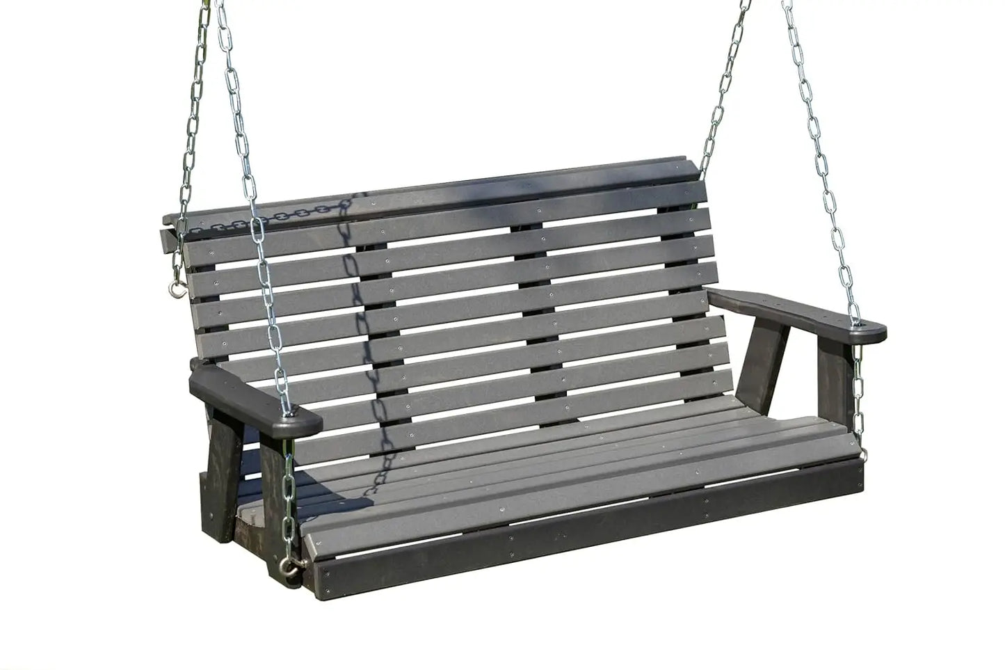 4FT HDPE Porch Swing 1000lb Rollback Design Patio Backyard Garden Park Customized