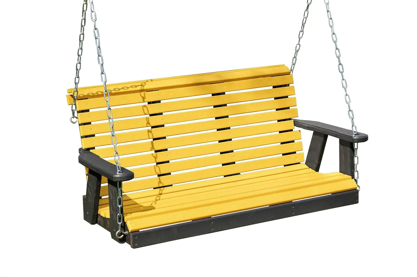 4FT HDPE Porch Swing 1000lb Rollback Design Patio Backyard Garden Park Customized