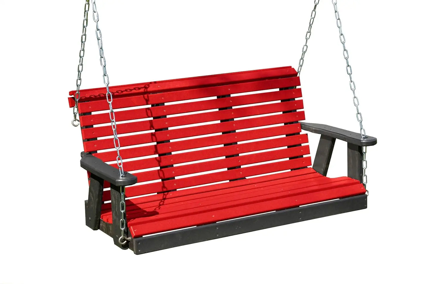 4FT HDPE Porch Swing 1000lb Rollback Design Patio Backyard Garden Park Customized