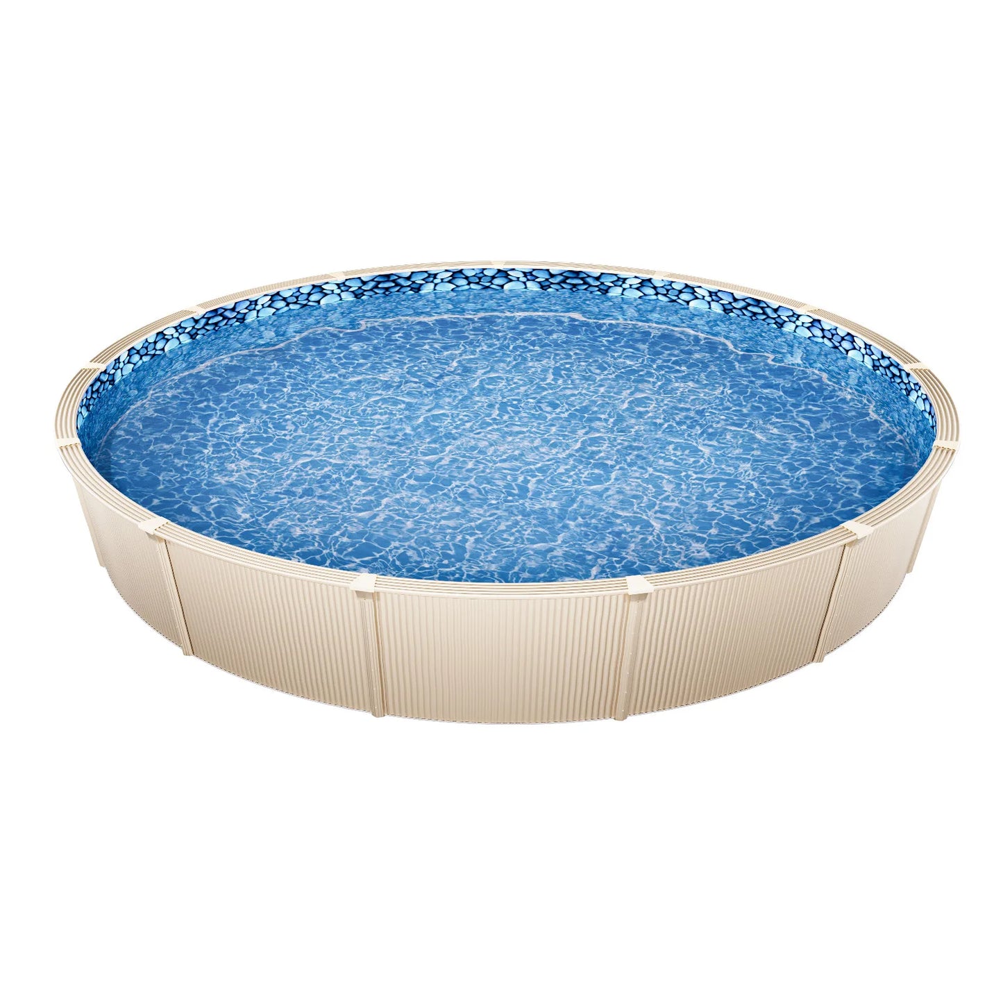 Round Pool Liner Unibead Style Durable Vinyl For Above Ground Pools