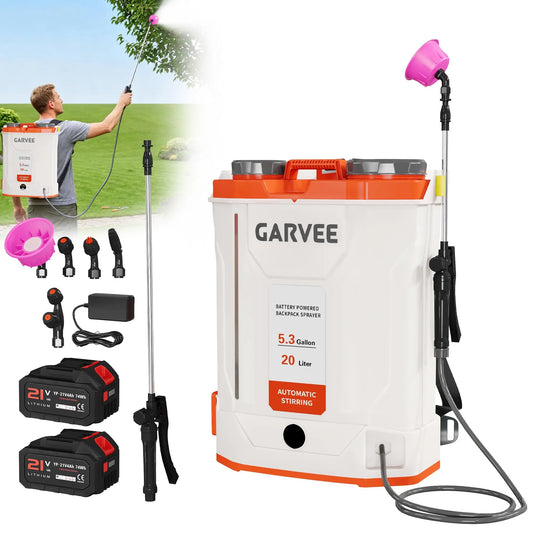 HiMISS Electric Backpack Sprayer With 90 PSI And Five Nozzles