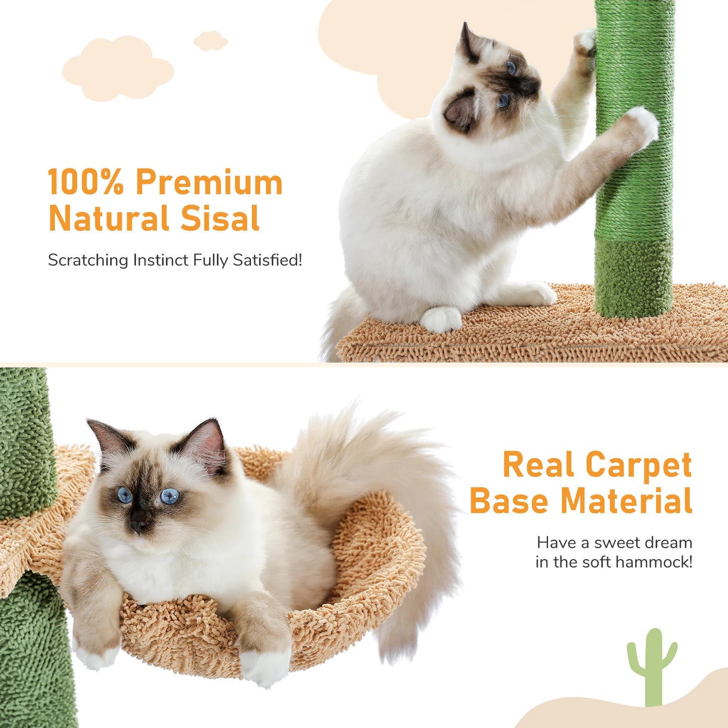 PAWZ Road 5-Tier Cat Tree Floor To Ceiling Climbing Tower