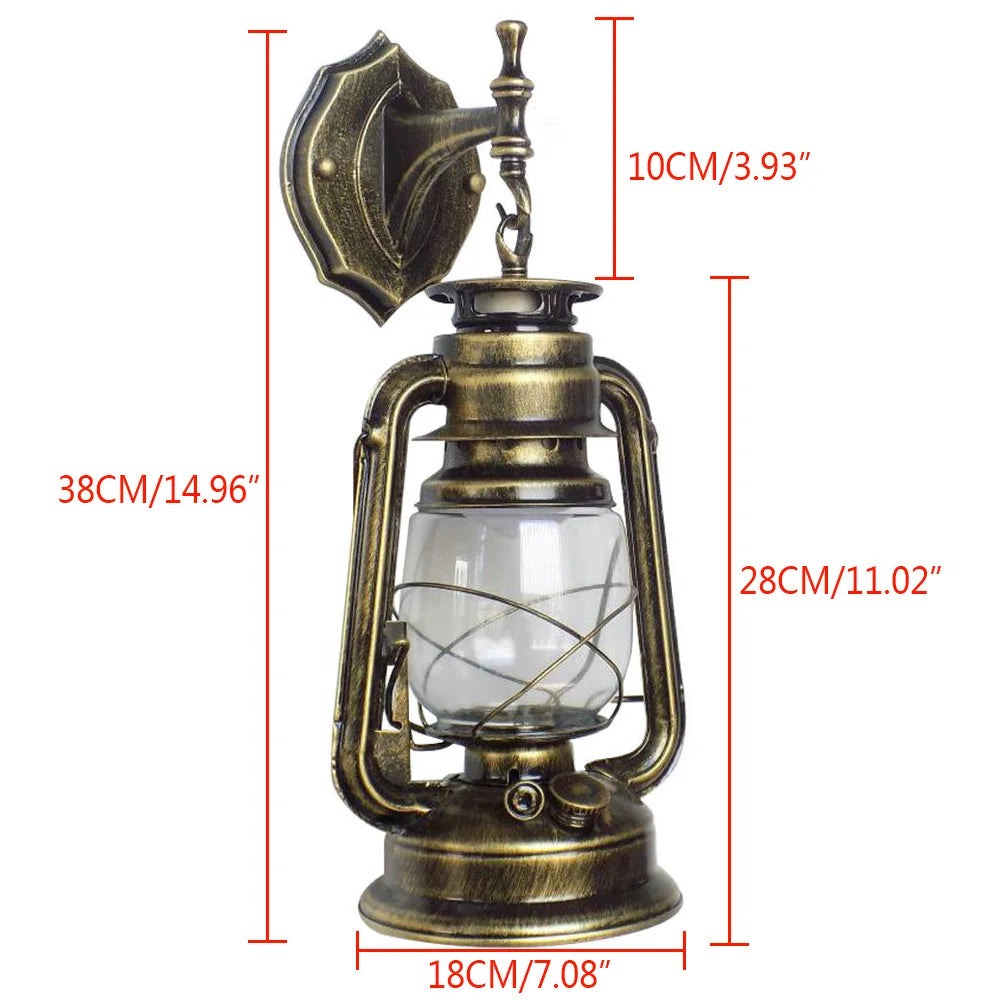 Bymaocar Wall Light Outdoor Hanging Lantern Antique