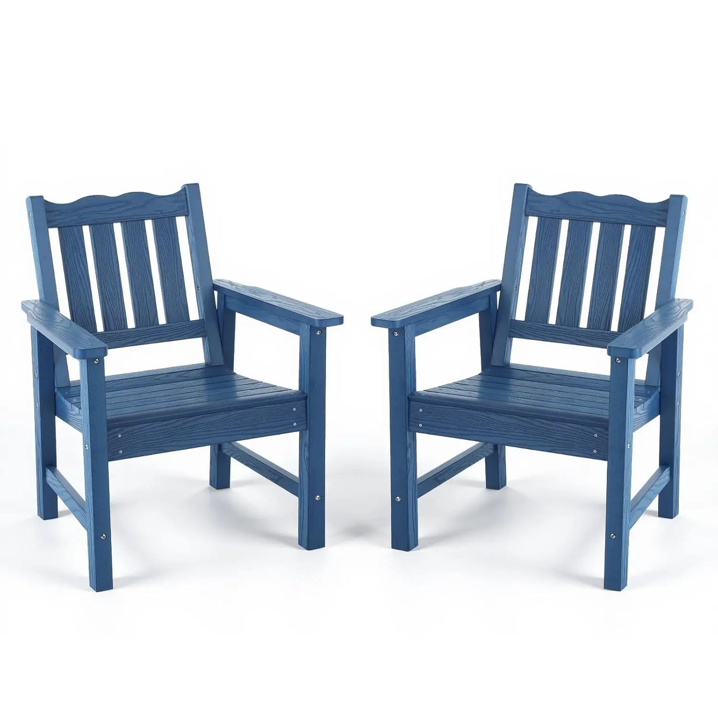 All-Weather Oversized Patio Chair Set 2 400lb Easy Assembly Backyard Deck Fire Pit Teak,Customized