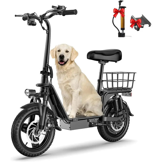 Adult 900W Electric Scooter With Seat 33 Mile Range UL2849