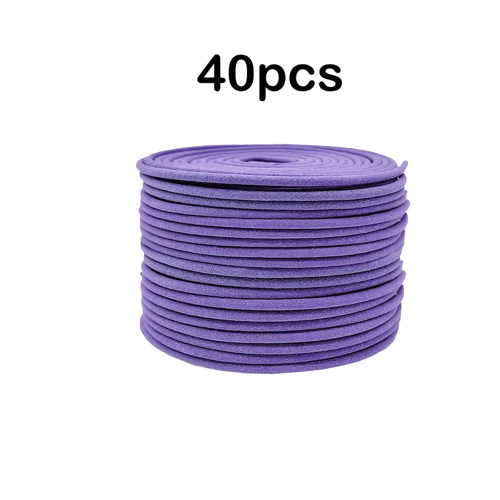 40 Lavender Aromatherapy Coils For Relaxation And Air Purification